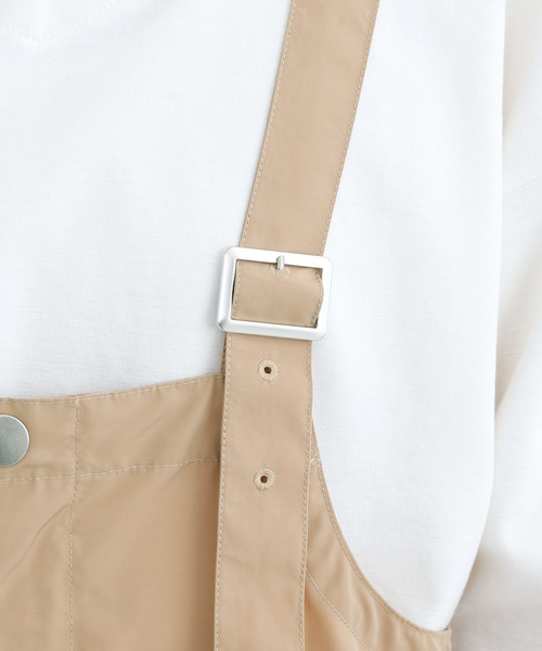 MERLOT（メルロー）の「ミリタリーサロペット2746（サロペット/オーバーオール・レディース・ブラック/ベージュ/カーキ・FREE）」の20枚目の写真