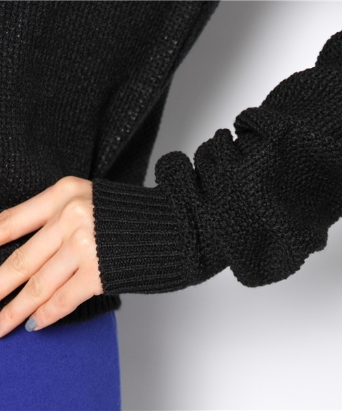 WEGO（ウィゴー）の「WEGO/ラインジャガードニット（ニット/セーター・レディース・オフホワイト/ブラック/ライトグレー/ネイビー・FREE）」の11枚目の写真