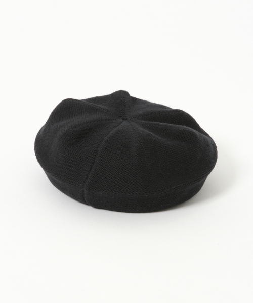 Heather（ヘザー）の「コットンベレー　831147（ハンチング/ベレー帽・レディース・ブラック/ベージュ・ONE SIZE）」の6枚目の写真