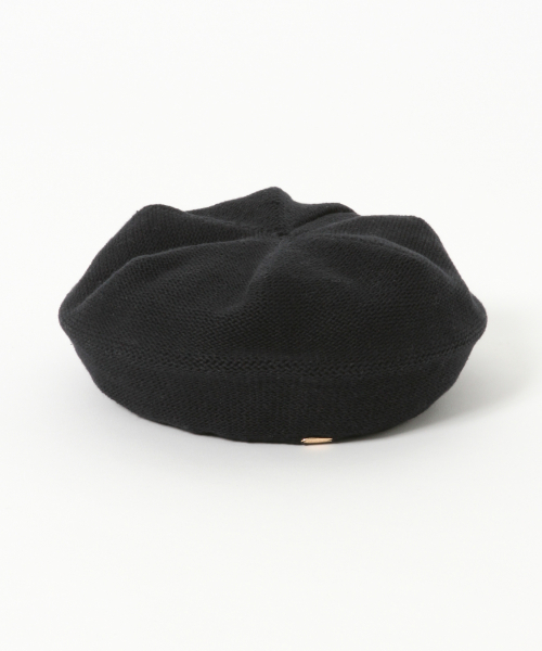 Heather（ヘザー）の「コットンベレー　831147（ハンチング/ベレー帽・レディース・ブラック/ベージュ・ONE SIZE）」の9枚目の写真