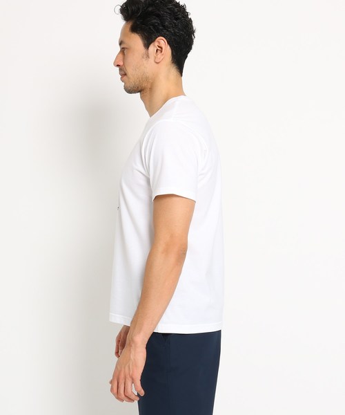 adabat(アダバット)の「【吸水速乾】【UVカット】サルーキデザインTシャツ メンズ(Tシャツ/カットソー・メンズ・ホワイト/ネイビー・46/48/50)」の4枚目の写真