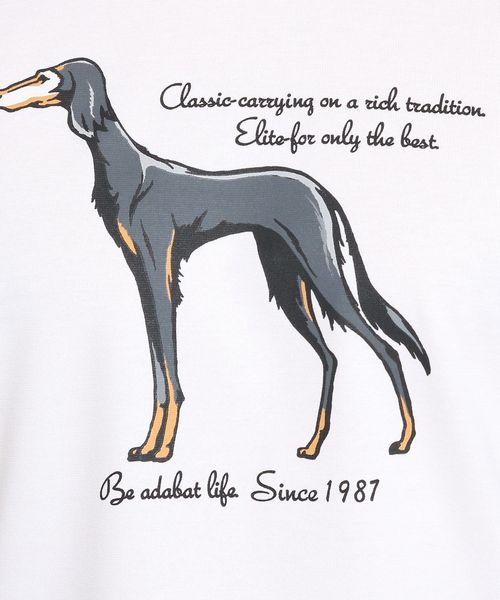 adabat(アダバット)の「【吸水速乾】【UVカット】サルーキデザインTシャツ メンズ(Tシャツ/カットソー・メンズ・ホワイト/ネイビー・46/48/50)」の9枚目の写真