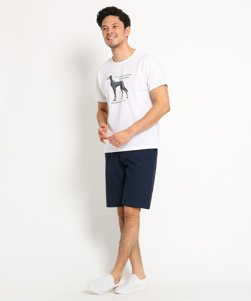 adabat(アダバット)の「【吸水速乾】【UVカット】サルーキデザインTシャツ メンズ(Tシャツ/カットソー・メンズ・ホワイト/ネイビー・46/48/50)」の10枚目の写真