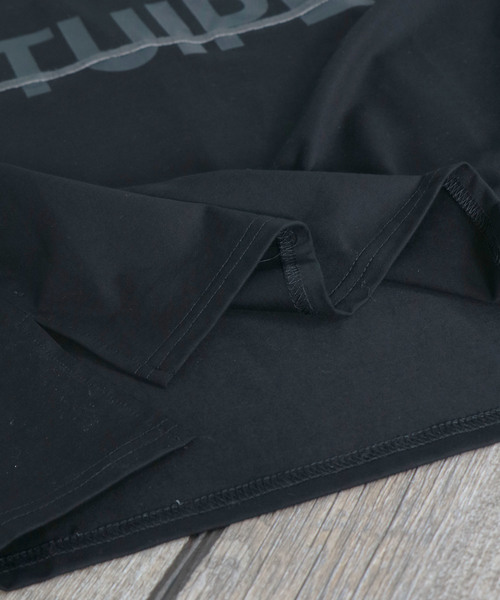 &g'aime（アンジェム）の「【&g'aime】ロゴプリント刺しゅうラインTシャツ（Tシャツ/カットソー・レディース・ホワイト/ブラック/オレンジ・FREE）」の16枚目の写真