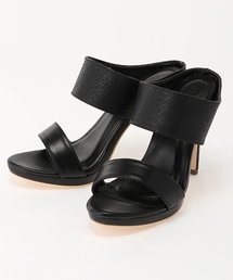 LIPSERVICE | バイカラーパイソンヒールサンダル(サンダル)