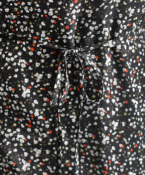 PairPair（ペアペア）の「花柄ガウンワンピース（ワンピース・レディース・ブラック/ベージュ・FREE）」の19枚目の写真