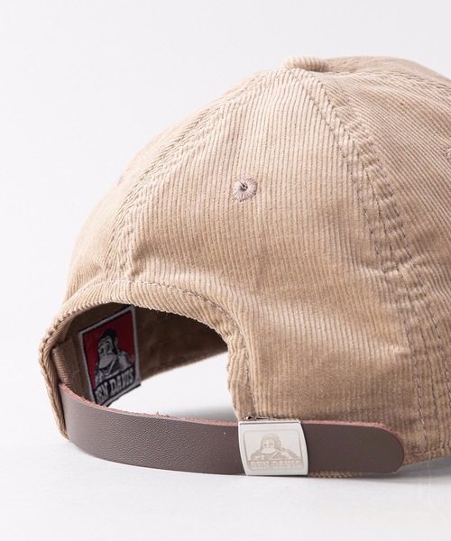 コーデュロイキャップ Ben セール キャップ ローキャップ Ben Ben 帽子 Davis ベンデイビス のファッション Davis ベンデイビス ブランドロゴ キャップ