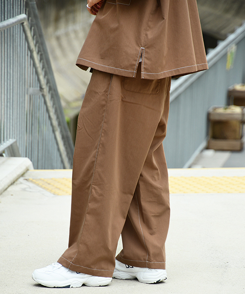 kutir（クティール）の「ステッチワイドパンツ【セットアップ着用可】（その他パンツ・メンズ・ライトブルー/ブラック/ダークブラウン・MEDIUM/LARGE）」の19枚目の写真
