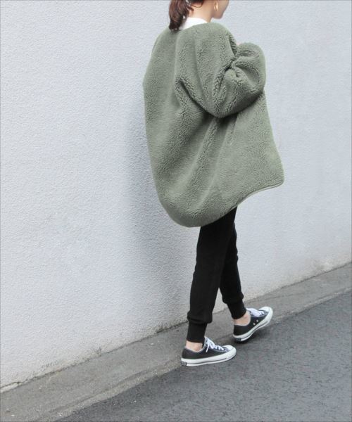 ADAM ET ROPE'（アダムエロペ）の「【WEB限定】リバーシブルボアコート