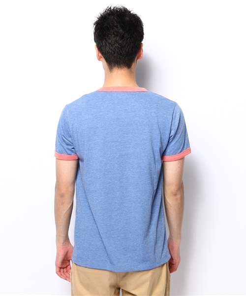 coen（コーエン）の「CopacabanaリンガーTシャツ（Tシャツ/カットソー・メンズ・コバルトブルー・LARGE/SMALL/MEDIUM/X-LARGE）」の4枚目の写真