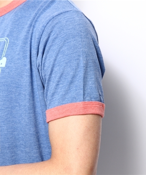 coen（コーエン）の「CopacabanaリンガーTシャツ（Tシャツ/カットソー・メンズ・コバルトブルー・LARGE/SMALL/MEDIUM/X-LARGE）」の6枚目の写真