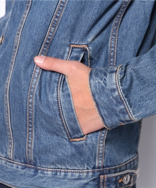 WEGO（ウィゴー）の「WEGO/デニムGジャン（デニムジャケット・メンズ・インディゴブルー/ダークインディゴブルー・MEDIUM/SMALL/LARGE）」の11枚目の写真