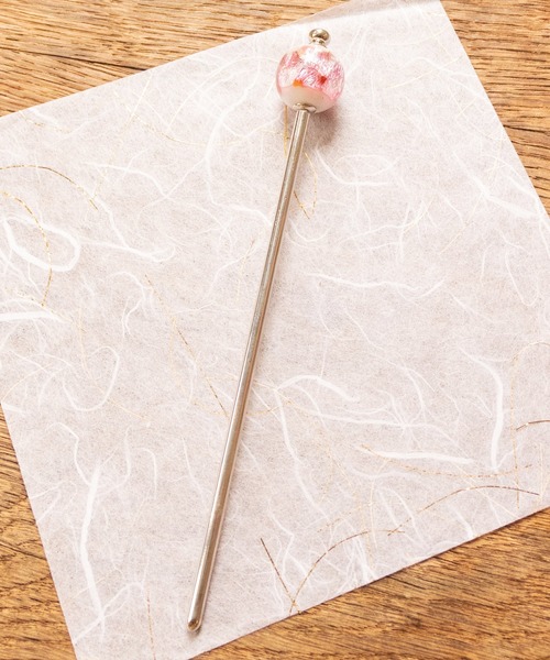 カヤ（カヤ）の「【カヤ】ほたる玉 彩り簪（その他ヘアアクセサリー・レディース・桜/レッド/ブルー・FREE）」の2枚目の写真