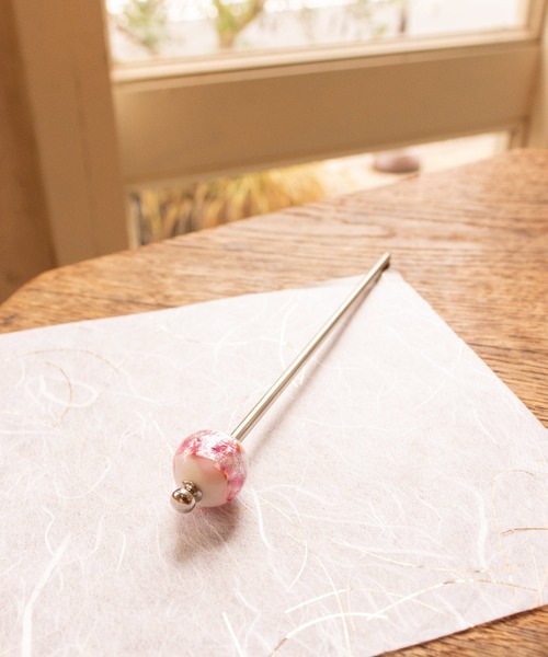 カヤ（カヤ）の「【カヤ】ほたる玉 彩り簪（その他ヘアアクセサリー・レディース・桜/レッド/ブルー・FREE）」の8枚目の写真