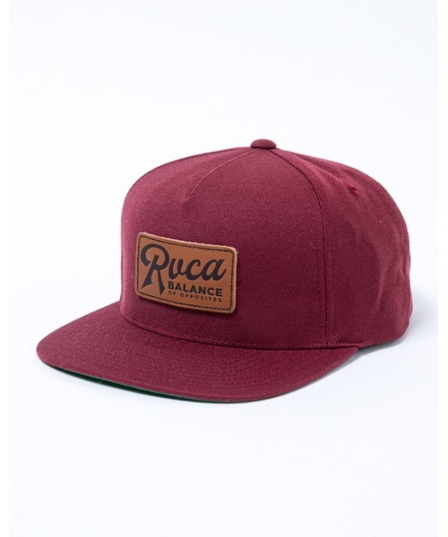 RVCA(ルーカ)の「RVCA メンズ STROKES SNAPBACK キャップ/ルーカ ロゴ(キャップ・メンズ・ネイビー/ヘザーグレー/ワインレッド・FREE)」の1枚目の写真