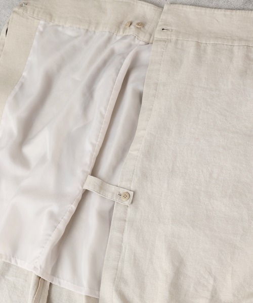 LOWRYS FARM(ローリーズファーム)の「エコR/Lラップスカート 869279(スカート・レディース・チャコールグレー/ブラウン/アイボリー/ライトブラウン・FREE)」の12枚目の写真