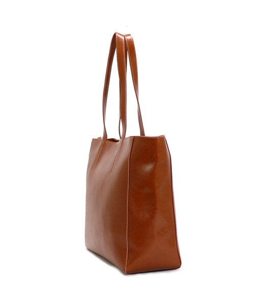 GUSCIO(グッシオ)の「【グッシオレザー】本革 トートバッグ 通勤通学(ビジネスバッグ・レディース・ブラック/ブラウン系その他/ライトグレー/ネイビー・FREE)」の11枚目の写真