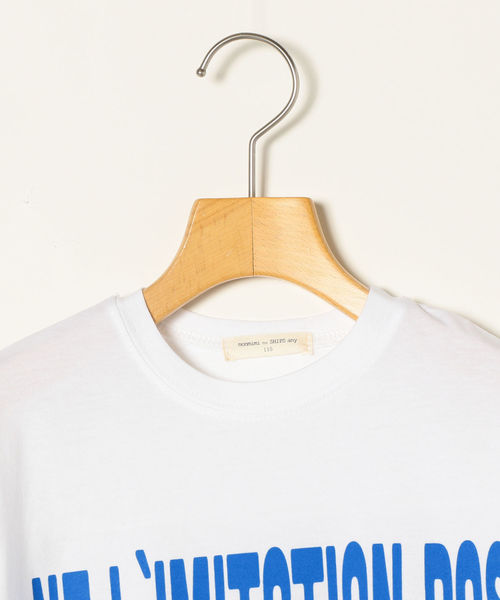 SHIPS any（シップス エニィ）の「SHIPS any× MONMIMI: 別注 プリント Tシャツ（Tシャツ/カットソー・キッズ・ホワイト/ダークグレー・120/130/140/110）」の11枚目の写真