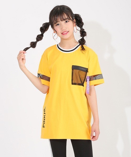 セール Pinkhunt ピンクハント メッシュポケットロング丈tシャツ 36k Tシャツ カットソー Pinkhunt ピンクハント のファッション通販 Zozotown