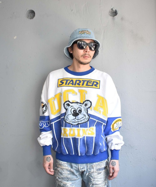 STARTER（スターター）の「【ヴィンテージ古着】STARTER/スターター "UCLA Bruins" クルーネックスウェット（スウェット・メンズ・ホワイト・LARGE）」の10枚目の写真