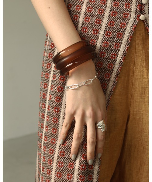 TODAYFUL（トゥデイフル）の「モチーフチェーンブレスレット(Silver925)（ブレスレット・レディース・シルバー・FREE）」の2枚目の写真