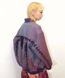 G.V.G.V. - Lace Up MA-1 Blouson | fakejam