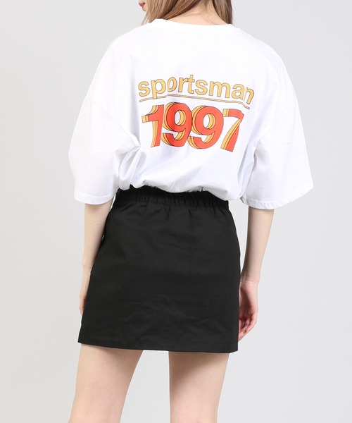 DING（ディング）の「DING/1997Tシャツ（Tシャツ/カットソー・レディース・ホワイト/ブラック/ブルー・FREE）」の2枚目の写真