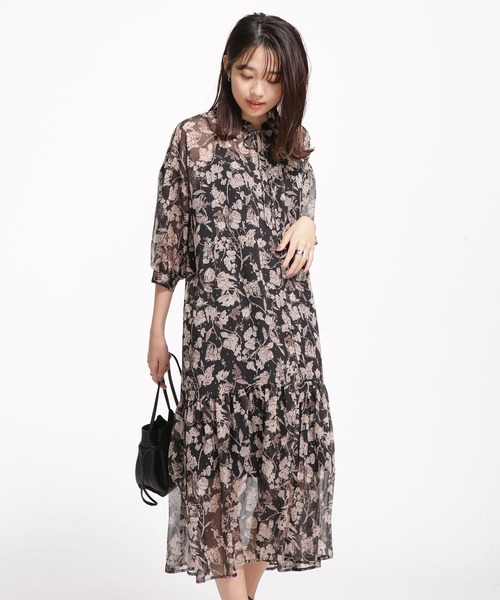 セール 前開きカフタンワンピース ワンピース Nano Universe ナノユニバース のファッション通販 Zozotown