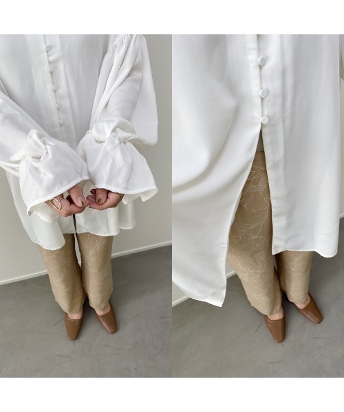 CFT.(シフト)の「CFT. candy sleeve 2way BL(シャツ/ブラウス CFT.(シフト)の「CFT. candy sleeve 2way BL(シャツ/ブラウス
