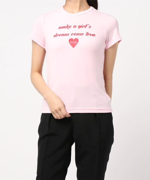 lilLilly - リルリリー❤️ハートワッペンTシャツ lilLilly（リルリリー）の「lilLillyハートロゴTシャツ（）」 - WEAR