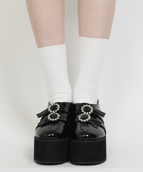 WC(ダブル シー)の「WC/ビジューベルトシューズ(その他シューズ・レディース・ブラック・MEDIUM/LARGE)」の4枚目の写真