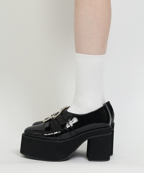 WC(ダブル シー)の「WC/ビジューベルトシューズ(その他シューズ・レディース・ブラック・MEDIUM/LARGE)」の8枚目の写真