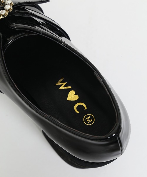 WC(ダブル シー)の「WC/ビジューベルトシューズ(その他シューズ・レディース・ブラック・MEDIUM/LARGE)」の2枚目の写真