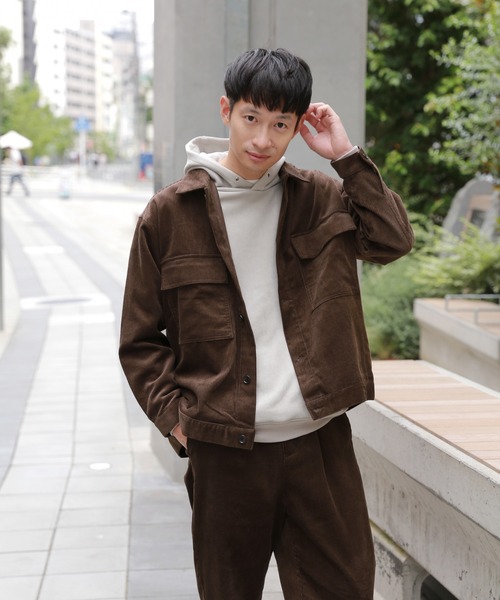 LAKOLE(ラコレ)の「コーデュロイCPOジャケット / LAKOLE(ブルゾン・メンズ・ブラウン/ブラック/アイボリー/オリーブ・MEDIUM/LARGE)」の2枚目の写真