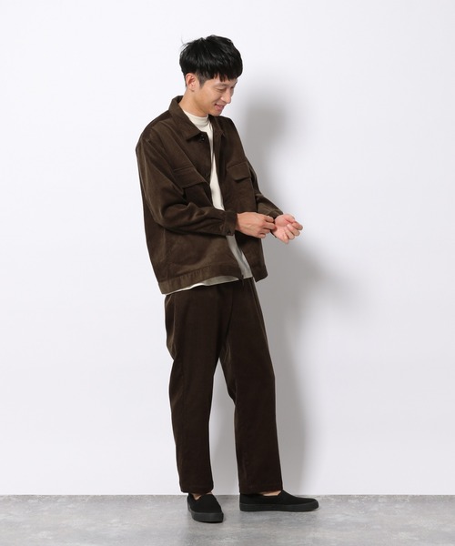 LAKOLE(ラコレ)の「コーデュロイCPOジャケット / LAKOLE(ブルゾン・メンズ・ブラウン/ブラック/アイボリー/オリーブ・MEDIUM/LARGE)」の7枚目の写真