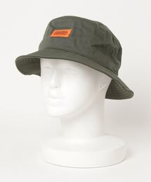 UNIVERSAL OVERALL（ユニバーサルオーバーオール）の「UNIVERSAL OVERALL/ユニバーサルオーバーオール T/Cツイル ロゴ ワンポイント バケットハット（ハット・メンズ）」