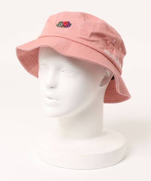FRUIT OF THE LOOM（フルーツオブザルーム）の「FRUIT OF THE LOOM　LOGO EMB BUCKET HAT（ハット・レディース・ホワイト/ブラック/ベージュ/パープル/サックスブルー/ピンク/インディゴブルー/クリーム/ブラック系その他・FREE）」の16枚目の写真