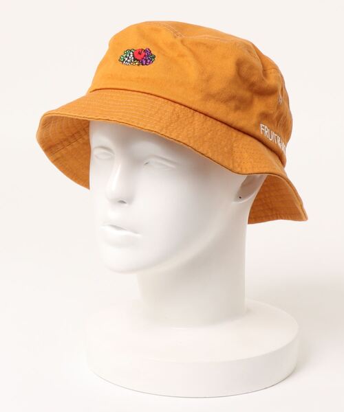FRUIT OF THE LOOM（フルーツオブザルーム）の「FRUIT OF THE LOOM　LOGO EMB BUCKET HAT（ハット・レディース・ホワイト/ブラック/ベージュ/パープル/サックスブルー/ピンク/インディゴブルー/クリーム/ブラック系その他・FREE）」の13枚目の写真