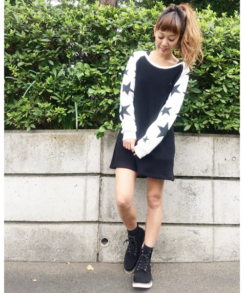 X-girl（エックスガール）の「DONNA（ブーツ・レディース・ベージュ/ブラック/ネイビー・23cm/25cm/24cm）」の10枚目の写真