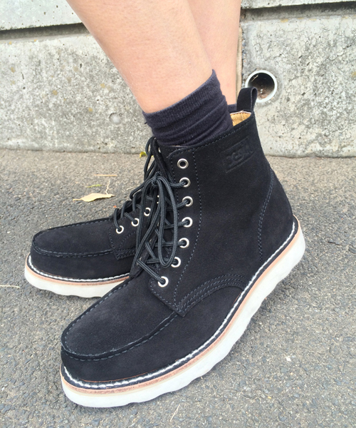 X-girl（エックスガール）の「DONNA（ブーツ・レディース・ベージュ/ブラック/ネイビー・23cm/25cm/24cm）」の13枚目の写真