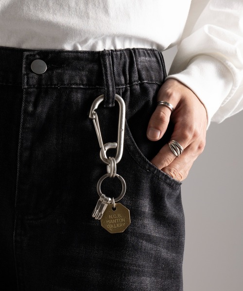 Hawk Company（ホークカンパニー）の「【Hawk Company】ブラスカラビナキーホルダー/7513/真鍮（キーホルダー・メンズ・ゴールド/シルバー/ブラック・FREE）」の6枚目の写真