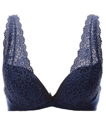 AMOSTYLE BY Triumph（アモスタイルバイトリンプ）の「ロマンティックデイジー 夢みるブラノンワイヤー ブラ＆ショーツセット【E,Fカップ】AMST1300 HU + Hikini JX（ブラ&ショーツ）」
