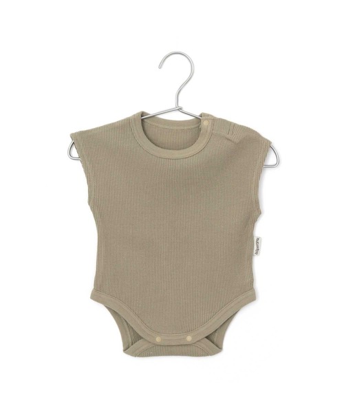 MAKE YOUR DAY（メイクユアデイ）の「ワッフルフレンチロンパス（ロンパース・キッズ・アイボリー/その他/ピンク/ベージュ・80/70）」の19枚目の写真