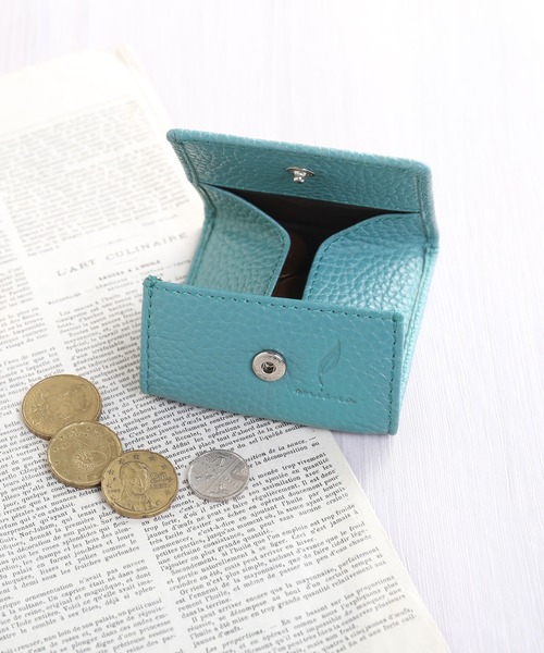 mieno（ミエノ）の「[mieno]牛革レザーコインケース（コインケース・レディース・レッド/マスタード/グリーン/キャメル/ウッド/パープル/ブルー/ダークブラウン/ブラック/ブルー系その他/ブラウン系その他/ピンク系その他/グレー系その他・FREE）」の8枚目の写真