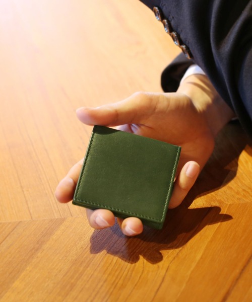 mieno（ミエノ）の「[mieno]牛革レザーコインケース（コインケース・レディース・レッド/マスタード/グリーン/キャメル/ウッド/パープル/ブルー/ダークブラウン/ブラック/ブルー系その他/ブラウン系その他/ピンク系その他/グレー系その他・FREE）」の6枚目の写真