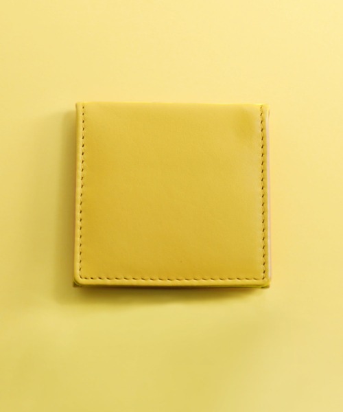 mieno（ミエノ）の「[mieno]牛革レザーコインケース（コインケース・レディース・レッド/マスタード/グリーン/キャメル/ウッド/パープル/ブルー/ダークブラウン/ブラック/ブルー系その他/ブラウン系その他/ピンク系その他/グレー系その他・FREE）」の10枚目の写真