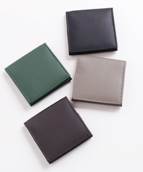 mieno（ミエノ）の「[mieno]牛革レザーコインケース（コインケース・レディース・レッド/マスタード/グリーン/キャメル/ウッド/パープル/ブルー/ダークブラウン/ブラック/ブルー系その他/ブラウン系その他/ピンク系その他/グレー系その他・FREE）」の20枚目の写真