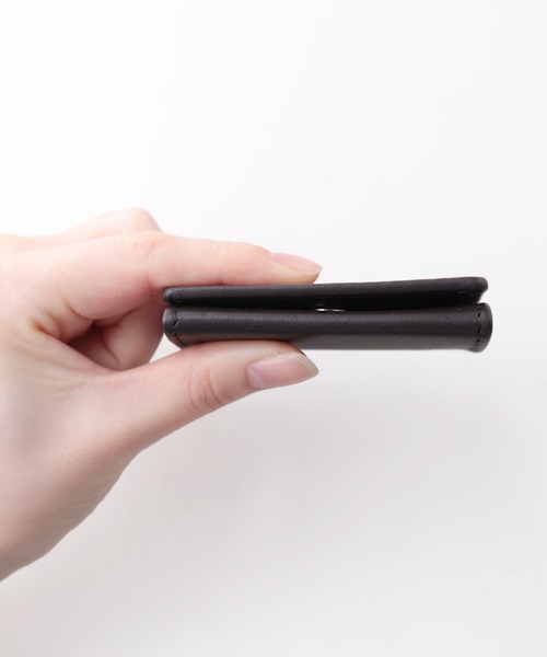 mieno（ミエノ）の「[mieno]牛革レザーコインケース（コインケース・レディース・レッド/マスタード/グリーン/キャメル/ウッド/パープル/ブルー/ダークブラウン/ブラック/ブルー系その他/ブラウン系その他/ピンク系その他/グレー系その他・FREE）」の16枚目の写真