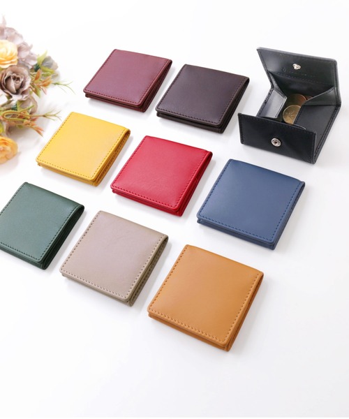 mieno（ミエノ）の「[mieno]牛革レザーコインケース（コインケース・レディース・レッド/マスタード/グリーン/キャメル/ウッド/パープル/ブルー/ダークブラウン/ブラック/ブルー系その他/ブラウン系その他/ピンク系その他/グレー系その他・FREE）」の21枚目の写真