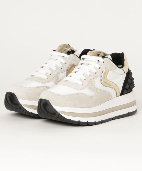 VOILE BLANCHE（ボイルブランシェ）の「VOILE BLANCHE/ヴォイル ブランシェ/MARAN STUDS（スニーカー・レディース・ピンク/イエロー・35/36/37）」の2枚目の写真